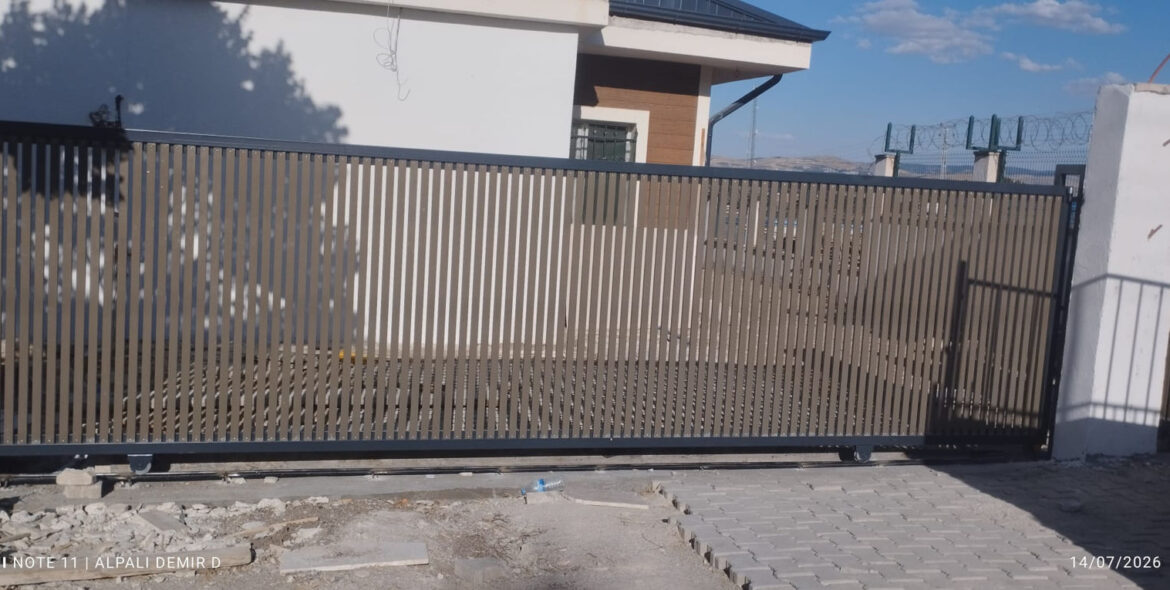 AlpAli Ankara Demir kapı ve ferforje uygulama fotoğrafı