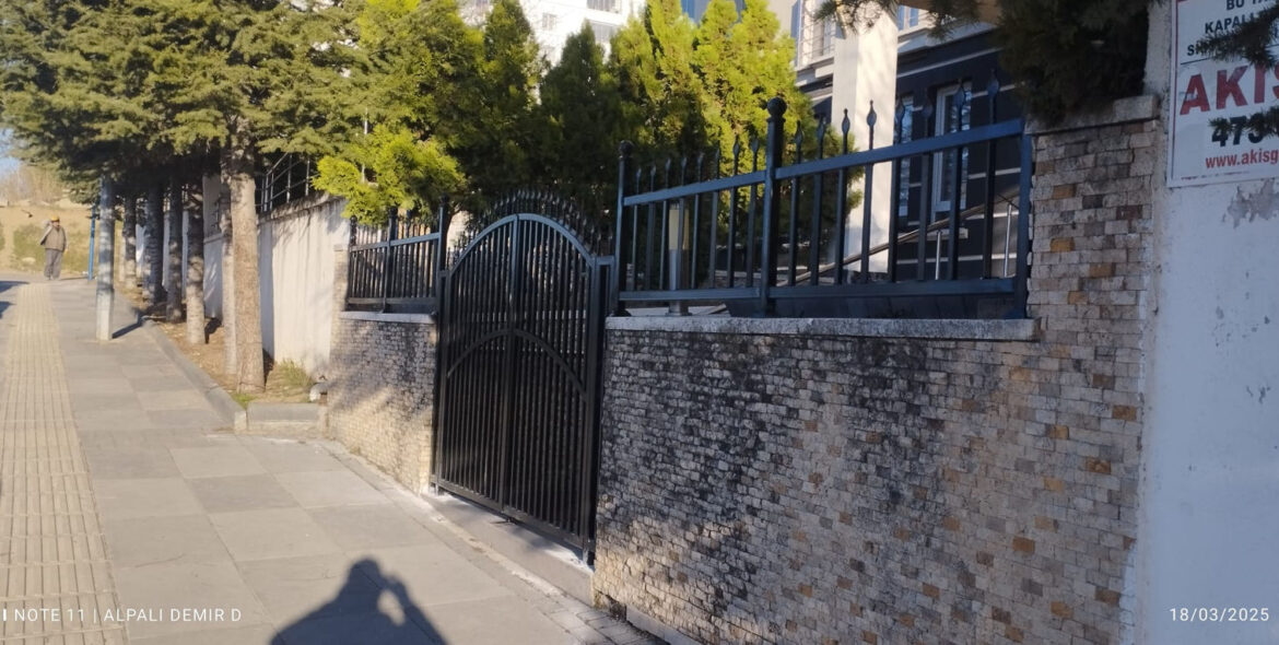 AlpAli Ankara Demir kapı ve ferforje uygulama fotoğrafı