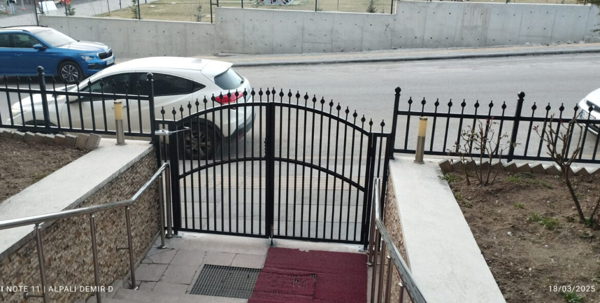 AlpAli Ankara Demir kapı ve ferforje uygulama fotoğrafı